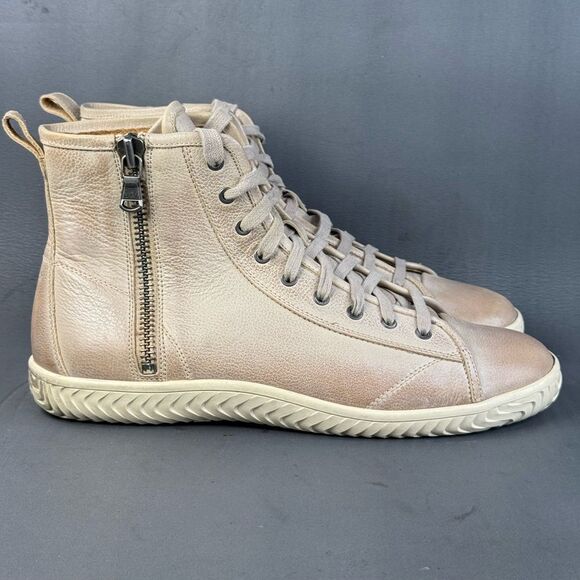 John Varvatos Star USA Men's Hattan Side Zip Sneaker boot shoes size 10 - Picture 1 of 9